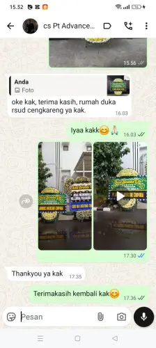 Testimonial Papan Bunga Pernikahan buleleng