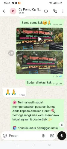 Testimonial Papan Bunga buleleng