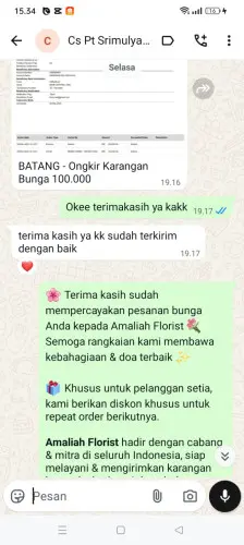 Testimonial Papan Bunga buleleng