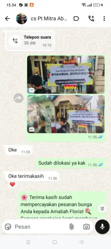 Testimonial Papan Bunga buleleng